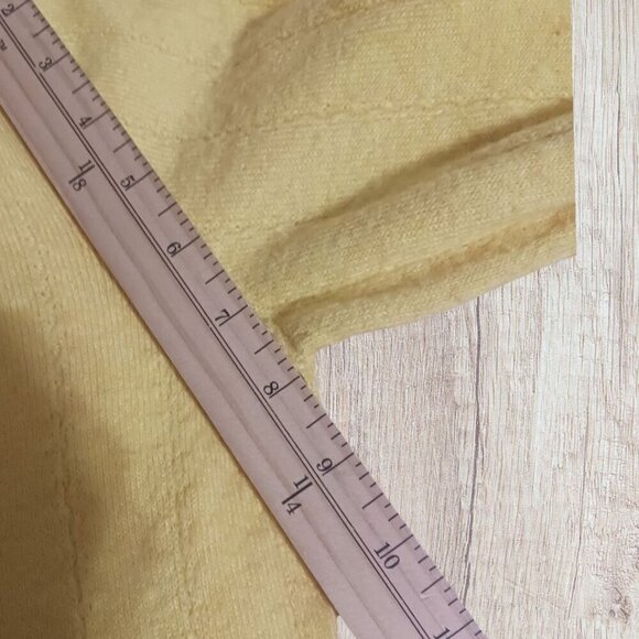 Free People Womens Knit Top size petite small yellow color - Picture 6 of 11